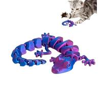 Genérico Flexible Lizard, Articulated Animal Toy, 7.48x2.09 Inches Animal Model with Movable Limbs, Smooth Reptile, Fidget Creature with Realistic Style, Play Entertainment for Boys Girls