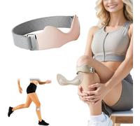 Genérico Flexwrap Knee Strap, Flex Wrap Silicone Patellar Tendon Support Strap, Flex Wrap Essentials, Adjustable Flexwrap Knee Brace, for Knee Pain Knee Brace Running Basketball Hiking (Pink*1)