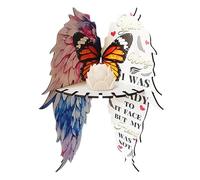 Genérico Floating Corner Shelf For Wall - Corner Wall Shelf For Plants | Angle Wings Plant Display Rack Book Organizer Holder,Home Organization Wall Shelf Decoration For Bedroom, Kitchen, Bathroom