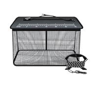 Genérico Floating Fish Basket, 47L Plegable Fishing Net Trap, 15,35 x 9,45 x 19,69 pulgadas, Anti-Slip Rope Storage Container, Ideal para saltwater, freshwater, minnows, shrimp, fishing trips