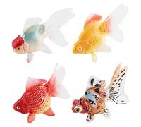 Genérico Floating Fish Tank Decorations - Realistic Toy for Pond | 5x2.8x3.8cm, ABS Material with Design, Aquatic Pets for Daughter, Fun Gift Family Friends Youth