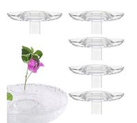 Genérico Floating Flower Holder 5x2.6cm, Small Floral Arranger Rack, Floating Flower Display Stand for Fish Tanks, Tables, Living Room, Bedroom, Kid Room, Banquets, Weddings, Holidays