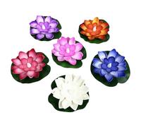 Genérico Floating Flower Lights, Waterproof Pool Light, LED Floating Lamp 10cm for Modern Art Professional Home Supplies Daily Repair Kit Modern House Accessory Unit Home Decor Interior Supply Case