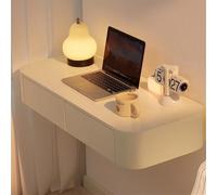 Genérico Floating Makeup Dressing Table with Drawers, Wall-Mounted Storage Cabinet, Modern Design for Makeup and Accessories, Ideal for Corner Spaces