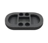 Genérico Floating Pool Table Food Serving 21.6x11.8 Inch with Compartments
