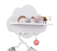 Genérico Floating Shelves for Wall, Multifunctional Small Wall Storage, Space Saving Wood Shelves for Bedroom, Living Room, Bathroom, Office, Ideal para libros, fotos, plantas, juguetes y