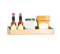 Genérico Floating Shelves, Wide Wall Mount, Rustic Bathroom, Display Stand, Long Short Style, Decorative Wine Bottle Holder, Ideal for Seasoning Rack and Living Room Décor