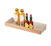 Genérico Floating Shelves, Wide Wall Mounted Display, 15.55x5.12in Rustic Bathroom Shelf, Decorative Wine Bottle Holder, Seasoning Rack, Home Storage Organizer for Living Room, Kitchen