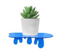 Genérico Floating Wall Shelf, Acrylic Display Shelf Organizer, High-Transparency Aesthetic Shelving, Durable Modern Design for Bathroom, Books, Plants, Photo Frames, Perfume, Home, Living Room