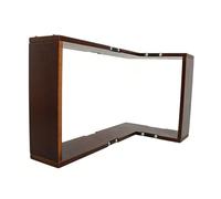 Genérico Floating Wall Shelves - Wooden Corner Storage Organizer, Decorative Storage, Floating Book and Display Shelves for Home Decor, Kitchen, Bedroom, Living Room, Nursery, Office