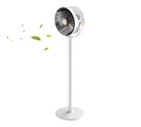 Genérico Floor Fan 4-Level Height Adjustable Rechargeable Cordless Tabletop