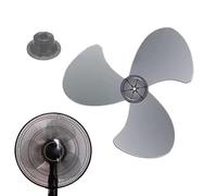 Genérico Floor Fan Replacement Leaves | Replacement Parts For Fan | 40cm Electric Universal Parts With Nut Cover For Attachments Indoor Home Bedroom Office Dorm RV Garage Table Floor Wall
