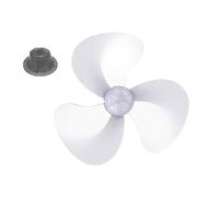 Genérico Floor Fan Replacement Leaves | Replacement Parts For Fan | 40cm Electric Universal Parts With Nut Cover For Attachments Indoor Home Bedroom Office Dorm RV Garage Table Floor Wall