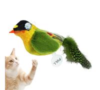 Genérico Floppy Bird Cat Toys - Interactive Toy Birds Squeak Sound, Chirping Bird Cat Toy, Squeaky Tail For Kittens Cats Play Fun ActivityPrevent Dentals Problems