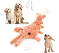 Genérico Floppy Lobster Interactive Dog Toys, 2025 New Wiggly Lobster Dog Toy for Boredom,Wiggly Lobster for Small Medium Large Dogs, Moving Dog Toy, Rechargeable (Orange)