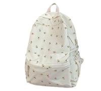 Genérico Floral Backpack - Large Capacity Canvas Flower Print School