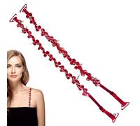 Genérico Floral Bra Straps - Petal Garters, Two Piece Patterned Shoulder Belts For Innerwear Refresh, Pretty Flower Design Supports, Clothing, Undergarment Components For Ladies, Females, And Apparel