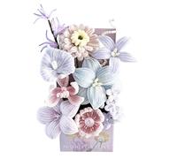 Genérico Floral Crafters - DIY Bouquet Kit For Handmade Flowers | Colorful Pipe Cleaner Set With Bendable Wire Stems & Creative Art Supplies For School Projects Home Crafting Mother's Day And Wedding