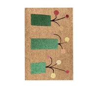 Genérico Floral Front Doormat - Seasonal Welcome Entryway, Tropical Botanical Design with Sturdy Scraping Fibers, Washable Dirt Trapper, Ideal for Indoor Mudrooms and Outdoor Patio Doorways