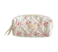 Genérico Floral Pencil Pouch - Flower Pencil Case, Cute Pen Holder, Canvas Stationery Organizer Bag | Cosmetic Makeup Storage Pouch, School Classroom Office Supply Accessory for Girls Students