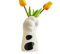 Genérico Florero De, Decoración De Mesa, Jarrón Lindo A Prueba De Fugas con Garra De, Dibujos Animados, Centro De Mesa Pulido, Florero De para Salas De Estar, Comedores, Hogares, Salas De Juegos