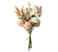 Genérico Flores Artificiales de Seda Hortensia con Hojas y Tallos Plásticos para Decoración de Boda, Centros de Mesa, Oficina, Fiesta,Navidad - 44cm, Flores Realistas y Duraderas