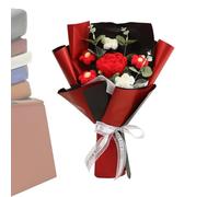 Genérico Flores de Ganchillo,Decoración Artesanal Hecha a Mano | Ramo de Flores de Ganchillo | para, Bodas, Primavera, Graduación, Navidad, Semana Santa, Celebraciones