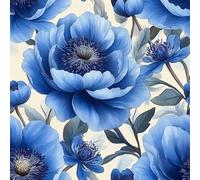 Genérico Flores Hojas Papel Pintado Autoadhesivo Estilo Boho Vintage 44x1000 cm Papel de Pared Removible Impermeable Estilo Vinilo PVC Pegatina es Estante del cajón de la cubierta del rodillo A-224