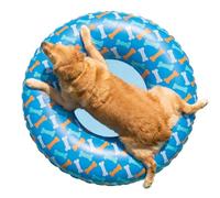 Genérico Flotador para Perros de Piscina,PVC Inflable Antideslizante a Prueba de Fugas | Flotador Hinchable para Perros - para Playa, Acuáticas, Lago y Relajación, Razas Pequeñas y Medianas