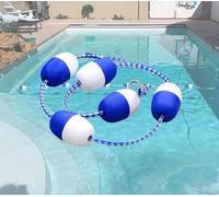 Genérico Flotador Separador de Piscinas Ajustable con Cuerda de Alta flotabilidad para Piscinas Interiores/Exteriores, para separación de Piscinas y Seguridad en la natación (tamaño: 154 pies, longit