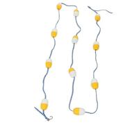 Genérico Flotadores divisores de Piscina de Alta Visibilidad con 2 Ganchos, Cuerda de Seguridad de 26 m para carriles de natación, Ideal para Uso en Aguas Poco Profundas y Profundas.