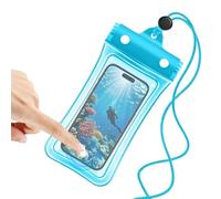 Genérico Flotante Impermeable para teléfono, para Pantalla táctil, cordón Incluido, Sello Seguro Que Protege los Dispositivos del Agua, Polvo y, Ideal para Nadar, bucear, Surfear, Crucero en