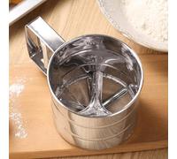 Genérico Flour Sifter for Baking - Ergonomic Handheld Sieve Tool - Fine Mesh Flour Sifter,for Sugar Coffee Powder Baking Pastry Cooking Kitchen Family Friends Utensil