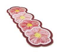 Genérico Flower Bath Mat - 120x50cm Non-Slip Bathroom Carpet, Soft Washable Rug | Absorbent Floor Pad, Bathroom Decor Rug, Indoor Bedroom Mat, Comfortable Soft | For Home Indoor Bedroom Living Room