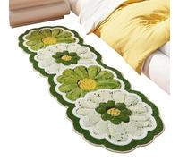Genérico Flower Bath Mat | 120x50cm Soft and Comfortable Non Slip Floor Carpet,Washable Absorbent Convenient Cleaning Bath Mats For Bathroom,for Kitchen Bedroom Living Room Home Indoor Floor