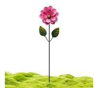 Genérico Flower Garden Stake - Realistic Rust Proof Metal Flower Ornament | Decorative Garden Stake with Floral Theme | Elegant Outdoor Yard Accent for Patio Pathway Lawn Backyard Porch Farmhouse