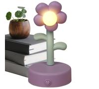 Genérico Flower Lamp - Cute Night Light, Non Glare Illumination, Flower Shaped Table Lamp | Charming Lighting Accessory For Bedroom Living Room Study Office Dorm Cafe Apartment Bedside Nightstand