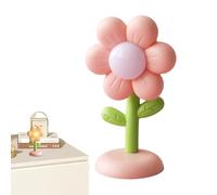 Genérico Flower Night Light, Desktop LED Night Lamp, Magnetic Table Lamps, Nightstand Lighting for Bedroom Café Restaurant, Home Office, Decorative Desk Lamp