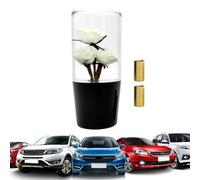 Genérico Flower Shift Knob, Diamond Clear Acrylic Rose Design Stick
