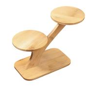 Genérico Flower Stand - Multi Tier Rustic Wooden Display For Home Decor | Solid Wood With Retro Finish, Indoor Plant Stand For Flower Pots Vases Bedroom Balcony Office Apartment