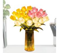 Genérico Flower Table Lamp,Romantic Decorative Decor, 34 * 2cm/13.39 * 0.787in Soft Reading Night Light | For Home Living Room Bedroom Indoor Outdoor Table Bedside Office Family Woman Man