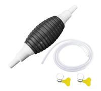 Genérico Fluid Transfer Pump - Rubber + PVC, Lightweight Portable Manual Car Transfer Pump | Double Check Valve Liquid Siphon Hose For Water, Oil, Petrol, Cars, Home, Workshop, Outdoor