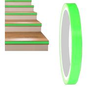 Genérico Fluorescent Exit Tape - Glow Stickers for Stage Steps | Self Absorbing Build, Roll, Nighttime Glow Effect, Wall Stairs Classroom Decor, Socket Button Use, Temperature Resistant