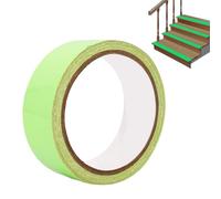 Genérico Fluorescent Glow Tape - Glow In The Dark Adhesive Strip, High Visibility Marking for Stairs, Walls, Hallways, Exits, Easy Cut and Apply for Long Lasting Brightness