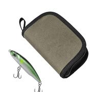 Genérico Fly Lure Storage, Tackle Binder Wallet, Portable Lures Case, Fishing Gear Wallets, 5.91x3.74x1.97 Inches, These Bags Are Suitable for Saltwater and Freshwater Fishings