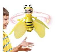 Genérico Flying Bee Toys - Flying Bee De Inducción Manual | Juguete Educativo Y Colgado, Juguete Volante Recargable con Sensor Manual, Juguetes De Juego Al Aire Libre para Niños Y Niñas, amarillo, Se