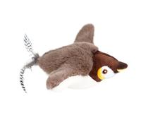Genérico Flying Bird Cat Toy, Electronic Sparrow Simulator, Touch-Activated Teaser Stick, 9.45x9.06x2.36 Inches Interactive Pet Play Gadget for Indoor and Outdoor Cats and Kittens