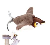 Genérico Flying Bird Cat Toy, Electronic Sparrow Simulator, Touch-Activated Teaser Stick, 9.45x9.06x2.36 Inches Interactive Pet Play Gadget for Indoor and Outdoor Cats and Kittens