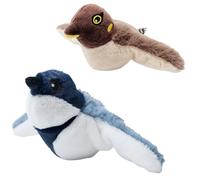 Genérico Flying Bird Cat Toy, Flapping Wings Sparrow Catnip Toys, USB Rechargeable Interactive Simulated Chirping Bird, for Pet Indoor Exercise (2PCSB)