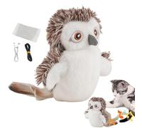 Genérico Flying Bird Cat Toy, USB Charging Catnip Kitten Toy, 11x17x11cm/4.33x6.69x4.33 Inches Interactive Pet Game, Realistic Simulation Bird Stuffed Animal, 100g